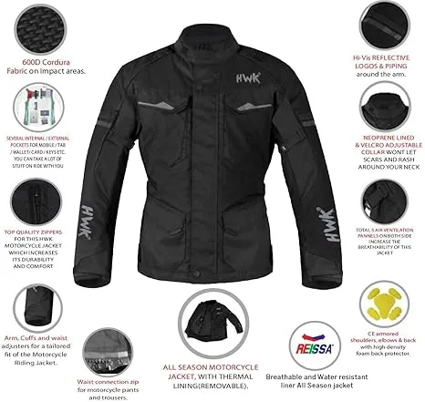 Motorbike Jacket For Men - Adventure  Touring 